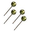 4 Pieces Bobby Pins Hair Clips for Women, Natural Scenery Forest Pattern Decorative Hairpin Hair Barrettes for Girls, Elegant Brown Hair Accessories view 1