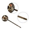 4 PCS Womens Hair Barrettes, Vintage Butterfly with Sun Flowers on Black Long Bobby Hair Pins for Girls, Stainless Steel Hair Clips Headwear Styling Tools Hair Accessories view 3