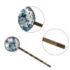 4 Pieces Bobby Pins Hair Clips for Women, Retro Nautical Style Marine Sailing Elements Decorative Hairpin Hair Barrettes for Girls, Elegant Brown Hair Accessories view 3