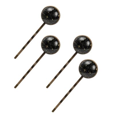 4 Pcs Hair Pins for Women, Mystical Night Sky Constellations Long Bobby Pins Vintage Hairpins Decorative Elephant Hair Barrettes with Jewelry Gift Box