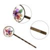 4 PCS Womens Hair Barrettes, Flowers and Leaves Watercolor Long Bobby Hair Pins for Girls, Stainless Steel Hair Clips Headwear Styling Tools Hair Accessories view 3