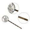 4 PCS Womens Hair Barrettes, Blue Dragonflies and Butterflies Floral Herbs Long Bobby Hair Pins for Girls, Stainless Steel Hair Clips Headwear Styling Tools Hair Accessories view 3