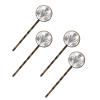 4 PCS Womens Hair Barrettes, African Ethnic Elephant Long Bobby Hair Pins for Girls, Stainless Steel Hair Clips Headwear Styling Tools Hair Accessories view 1