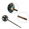 4 Pieces Bobby Pins Hair Clips for Women, Tropical Birds Parrot and Palm Leaves Decorative Hairpin Hair Barrettes for Girls, Elegant Brown Hair Accessories view 3
