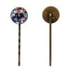 4 PCS Womens Hair Barrettes, Mushrooms Moon and Skulls Long Bobby Hair Pins for Girls, Stainless Steel Hair Clips Headwear Styling Tools Hair Accessories view 2