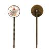 4 PCS Womens Hair Barrettes, Cute Flowers Long Bobby Hair Pins for Girls, Stainless Steel Hair Clips Headwear Styling Tools Hair Accessories view 2