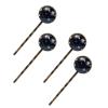 4 Pieces Bobby Pins Hair Clips for Women, Night Sky Planets Comets Constellations Decorative Hairpin Hair Barrettes for Girls, Elegant Brown Hair Accessories view 1