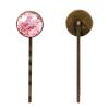 4 PCS Womens Hair Barrettes, Pink Cherry Blossoms Long Bobby Hair Pins for Girls, Stainless Steel Hair Clips Headwear Styling Tools Hair Accessories view 2