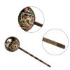 4 PCS Womens Hair Barrettes, Skeleton Mushroom Floral Plant with Moon Long Bobby Hair Pins for Girls, Stainless Steel Hair Clips Headwear Styling Tools Hair Accessories view 3