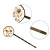 4 PCS Womens Hair Barrettes, Summer Sunflowers with White Background Pattern Long Bobby Hair Pins for Girls, Stainless Steel Hair Clips Headwear Styling Tools Hair Accessories view 3
