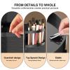 360 Large Rotating Makeup Organizer Countertop, Clear Acrylic Makeup Organizers, Organizador De Perfumes, 7 Layers Large Make Up Organizer, Huge Storage Fits for Vanity and Bathroom (Black, Small) view 4
