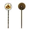 4 PCS Womens Hair Barrettes, Farmhouse Sunflower Wildflowers Long Bobby Hair Pins for Girls, Stainless Steel Hair Clips Headwear Styling Tools Hair Accessories view 2