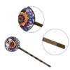 4 PCS Womens Hair Barrettes, Colorful Mandala Long Bobby Hair Pins for Girls, Stainless Steel Hair Clips Headwear Styling Tools Hair Accessories view 3