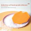 2pcs Multifunctional Massage and Soft Silicone Shower Brushes, Massage Shower Brushes, and Polygonal Silicone Suction Cup Brushes (Orange) view 2