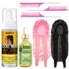 Braid Foam Control Mousse for Braids, Twist, Locs - No Flake, Moisturizing Mousse with Rosemary Oil for Hair Growth - Easy to Apply with Sleep Bonnets view 1