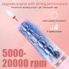 Electric Nail Filer, Professional Nail Drill Kit, Electric Nail Drill Kit, Portable File for Acrylic Gel Nails, Cordless Nail File Electric Manicure Pedicure Tools with Drill Bits for Home Salon view 4
