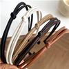 Sinalty Black Brown White Leather Headbands Thin Cute Knotted HairBands Fashion Kont Hair Accessories for Women and Girls (5 Pcs) view 1