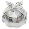TOVINANNA Glass Nail Cup with Lid 3 Inch Crystal Manicure Dappen Dish for Nail Art Mixing Liquid Powder Storage Tool view 1