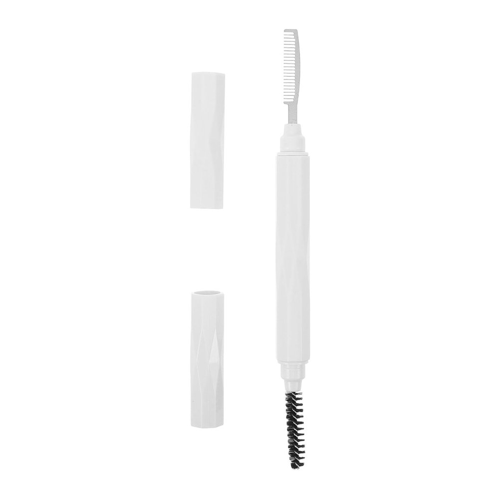 Beavorty Eyelash Comb and Brow Brush Dual-sided Tool for Lash Separation and Eyebrow Grooming Spiral Brush Flexible Bristles for Women Makeup Routine