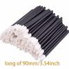 200 Pcs Disposable Lip Wands Lip Applicators Lip Brush Lipstick Lip Gloss Applicator Tool Makeup Beauty Tool Kits Black view 2