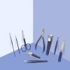 18pcs Nail Clippers Set Professional Stainless Steel Nail Scissors Tweezers Ear SpoonManicure Set view 4