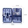 18pcs Nail Clippers Set Professional Stainless Steel Nail Scissors Tweezers Ear SpoonManicure Set view 2