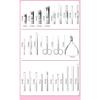 26Pcs Manicure Set Stainless Steel Nail Clippers Cuticle Nipper Pedicure Care Tool Dead Skin Scissor Cleaning Grooming Kit (Color : B, Size : 15.5 * 12cm) view 2