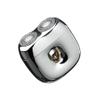 Donut Electric Men Rotary Shaver Portable Razor Rechargeable Men's Electric Cordless Wet&Dry Waterproof Mini Shaver Travel (Silver) view 1