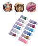 NSXAYIWE Body Glitter Gel, 12 Colors Face Sequin Chunky Glitter Sparkling Holographic Gel Cosmetic Powder Festival Makeup for Eye Lip Hair Nails,Festival Accessories Halloween view 4