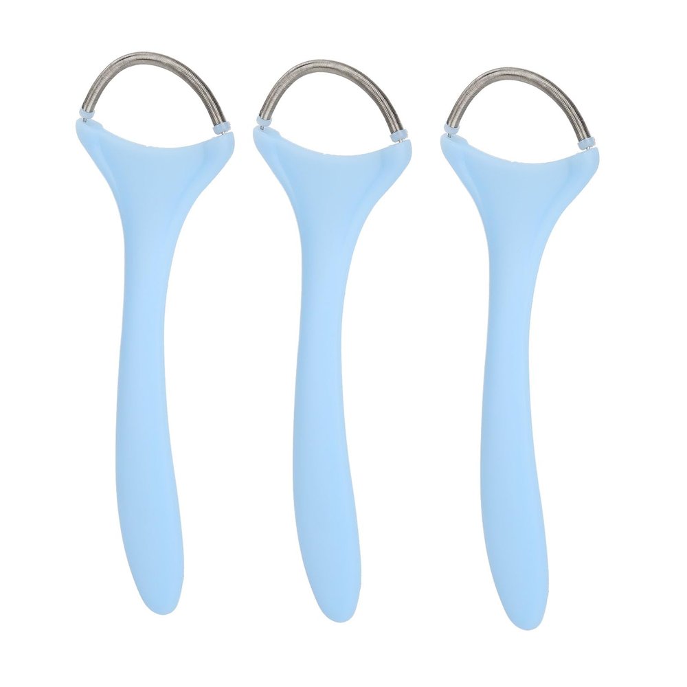 3 PCS Spring Facial Hair Remover for Women, Gentle Spring Facial Threading Epilator, Long Handle Stainless Steel Coil