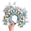 1pc Artificial Flower Hair Accessory Headband, Chinese Style Hairpin Flower Wreath Headband Hair Accessories Photography for Girls Women (blue) view 1