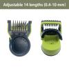 14 In 1 Guards For One Blade Adjustable 14 Lengths (0.4-10 Mm Guards For Philips NorelcoGuards For One Blade With Skin Protector, Body Comb And Cleaning Brush Fit For Qp2520 Qp2530 Qp2620 Qp2630 view 3
