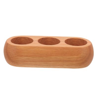 AUTSUPPL Essential Oils Display Holder Multi-compartment Rack Wooden Essential Oil Storage Stand