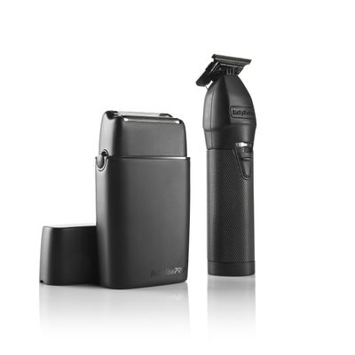 BaBylissPRO LIMITEDFX Cord/Cordless Hair Trimmer and Double Foil Hair Shaver Prepack, High-Performance Lithium-Ion Batteries for Long-Lasting Cutting