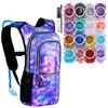 Galaxy Medium 3Pockets Hydration Pack Bundle with 16 Pack Chunky Holographic Glitters view 1