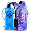 Galaxy Medium 3Pockets Hydration Pack Bundle with 16 Pack Chunky Holographic Glitters view 2