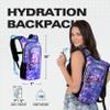 Galaxy Medium 3Pockets Hydration Pack Bundle with 16 Pack Chunky Holographic Glitters view 3