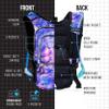 Galaxy Medium 3Pockets Hydration Pack Bundle with 16 Pack Chunky Holographic Glitters view 4