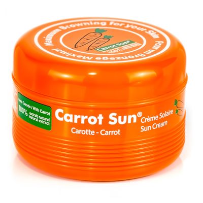 Carrot Sun Tanning Accelerator  350ml Carotene Intensive Tanning Gel  Natural Extract Sun Cream Tanning Lotion for All Skin Types  Tan Lotion with Carrot Oil for Even Beautiful Skin Coloring - SPF0