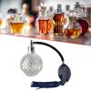 Almencla Elegant Glass Perfume Sprayer for Travel And Beauty, Clear Silver view 2