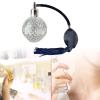 Almencla Elegant Glass Perfume Sprayer for Travel And Beauty, Clear Silver view 4