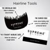 Enhancement Cards for Barbers by Supreme Trimmer | Reusable Hairline Shaping Tool for Natural Line Up & Precise Beard Edges | Ideal for Colored Ink Spray & Hair Fiber Application | HFH/4X view 2