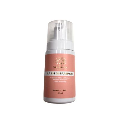 Lash Shampoo & Brush, Eyelash Extension Shampoo, Wash for Extensions and Natural Lashes, Lash Cleanser Bottle Eyelash Brush (Lash Shampoo)