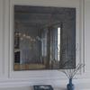 Glass Beveling Service Custom Cut to Size - Antique Mirror - 1/4" Thick - Beveled Antique Mirror view 2