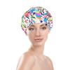 Qhwlr Mexican Otomi Animals Print Double Waterproof Shower Cap Printed Millinery With Light And Soft Decoration view 3