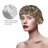 Qhwlr Bright Mushrooms Art Print Double Waterproof Shower Cap Printed Millinery With Light And Soft Decoration view 4