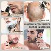 Electric Head Shavers for Bald Men, Upgraded 8D Electric Razor for Men - IPX 6 Wet Dry Head Shaver with Nose & Ear Trimmer, LED Display, Anti-Pinch Technology view 4