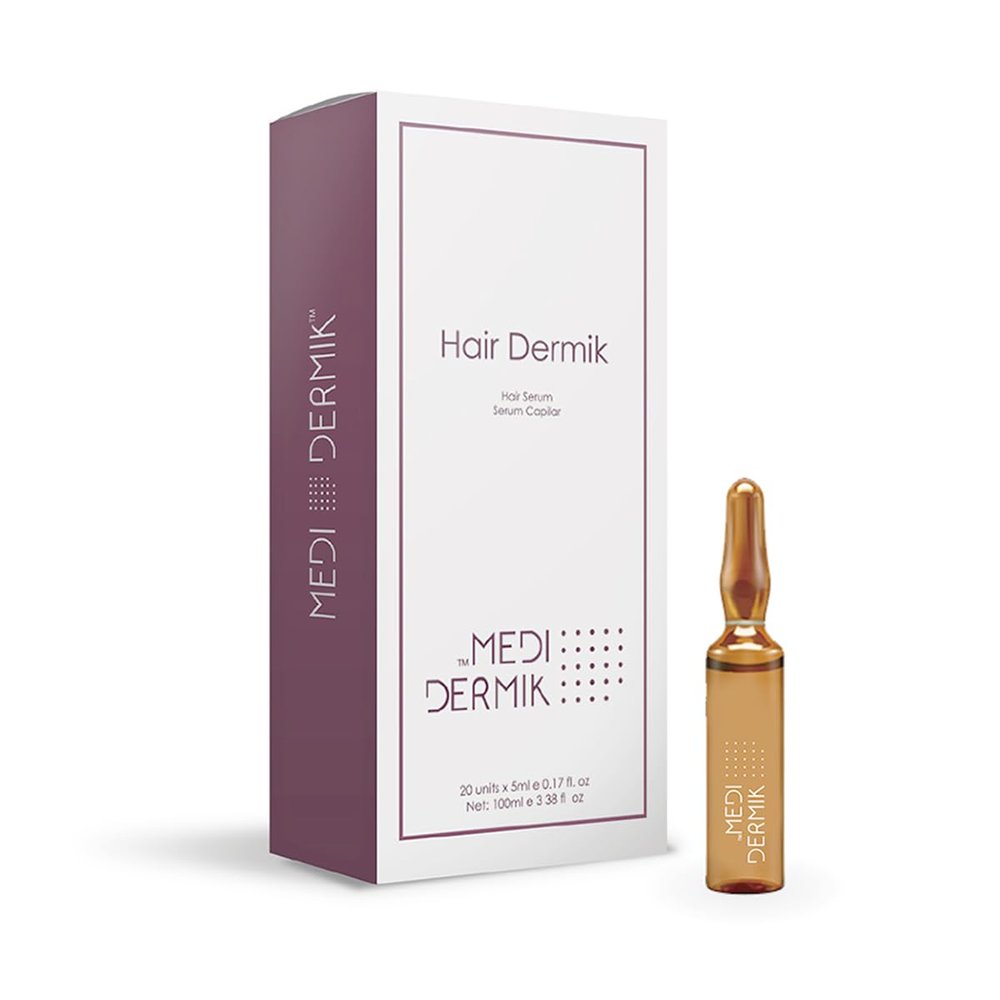 Generic Hair Dermik 50ml Dermocosmetic Serum Medidermik, 0.02 Fl Oz (Pack of 10), Clear