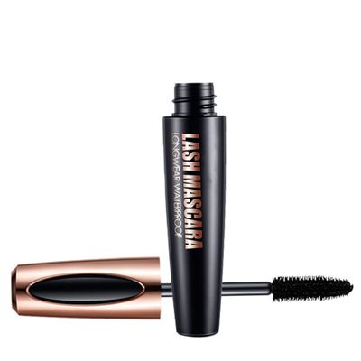 4D Lash Mascara Natural Silk Fiber Eyelash Waterproof Extra Long Lash Eye Makeup Long Lasting, Mascaras