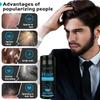 Aliver Hair Fibers for Thinning Hair - Light Brown - 27.5Gr,Undetectable Natural Formula, Thicker Fuller Hair in 15 Seconds, Conceals Hair Loss, Look Younger, for Men & Women Patchy Bald Spot,Crown view 2